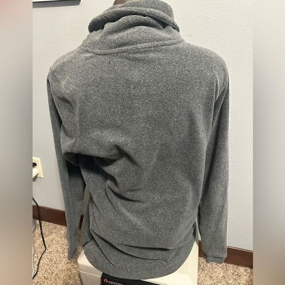 Nike Gray DriFit Women's Medium Thick Turtleneck Sweatshirt - Picture 3 of 5